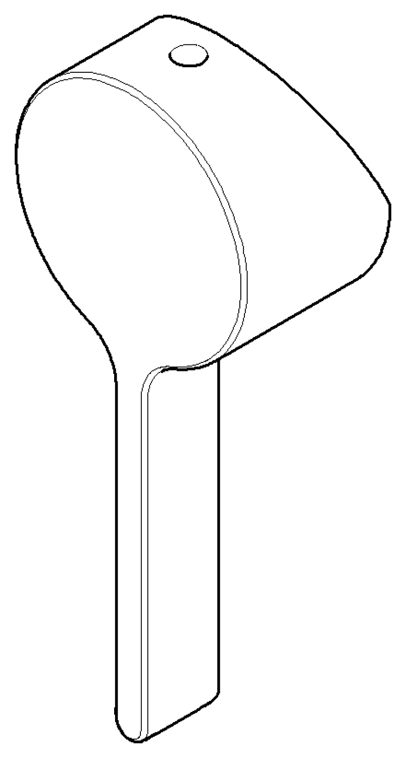 DO Griff ERSATZTEILE 092071001 46 x 29 x 111 mm Chrom