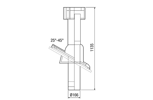 Maico Regenschutzgitter RG 160 für Dachhauben, Anschluss DN160