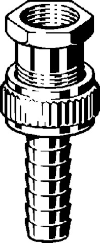 Viega Standrohrverschraubung 1842 in 1 Zoll x Rp1 1/4 Messing