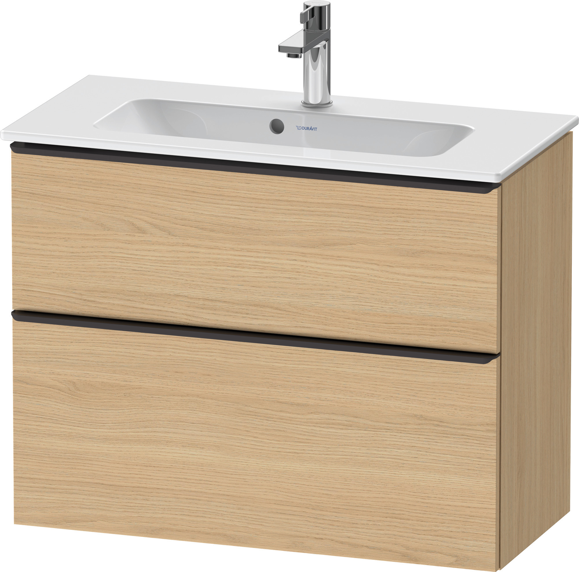 Duravit D-Neo WTU,Ausz:1,Schubk:1,GR:Dia.Schw 810x372x625mm,Wdh,Natur Eiche Matt,Dek.