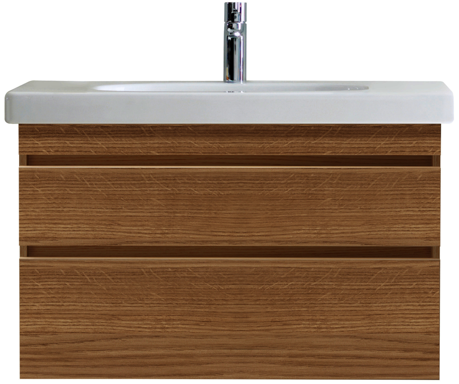 DU Möbelwaschtisch DuraStyle 1000 mm mit ÜL, mit HLB, 1 HL, weiß