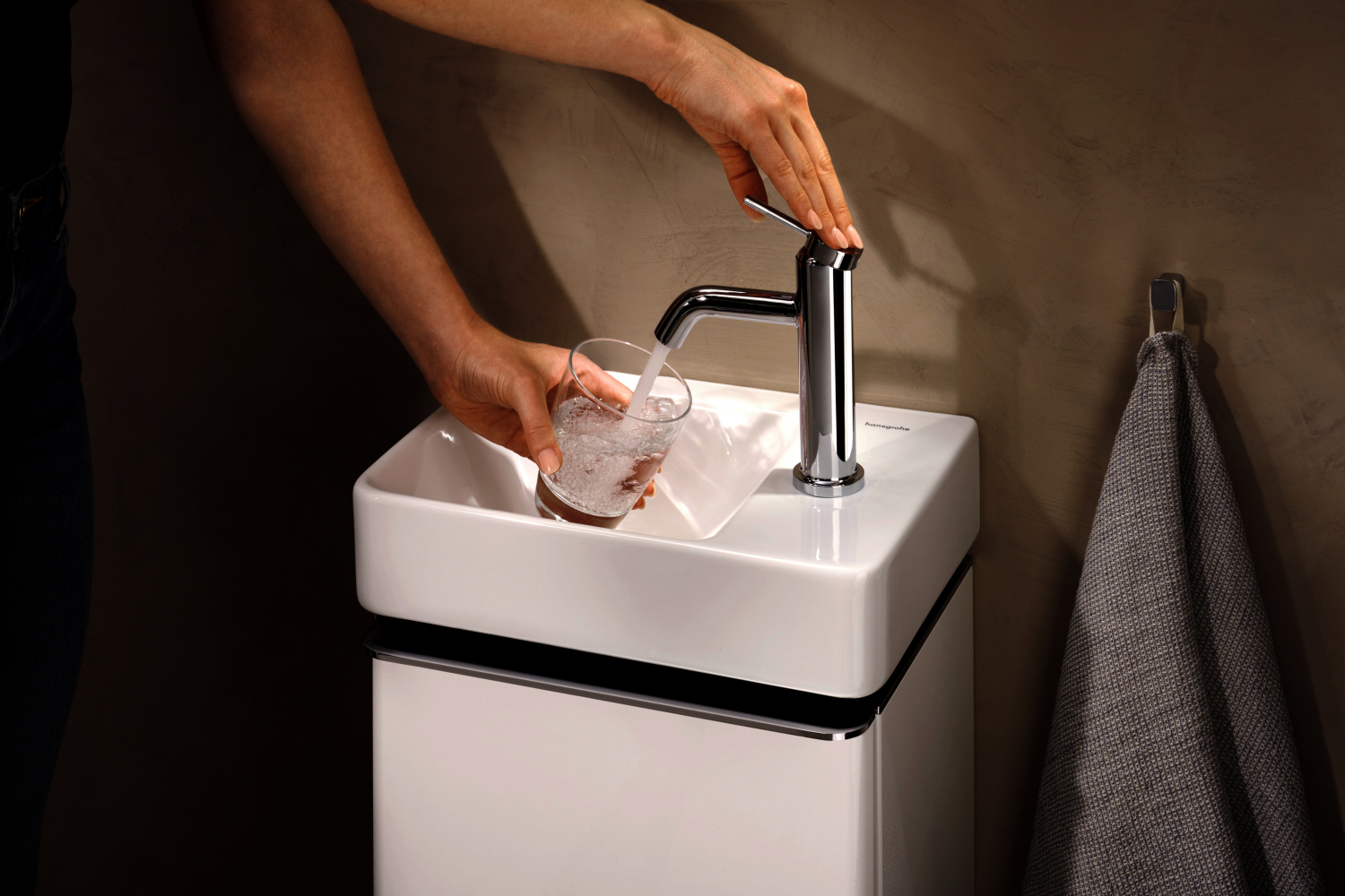Hansgrohe WTM 80 Tecturis S CoolStart ohne Ablaufgarnitur chrom