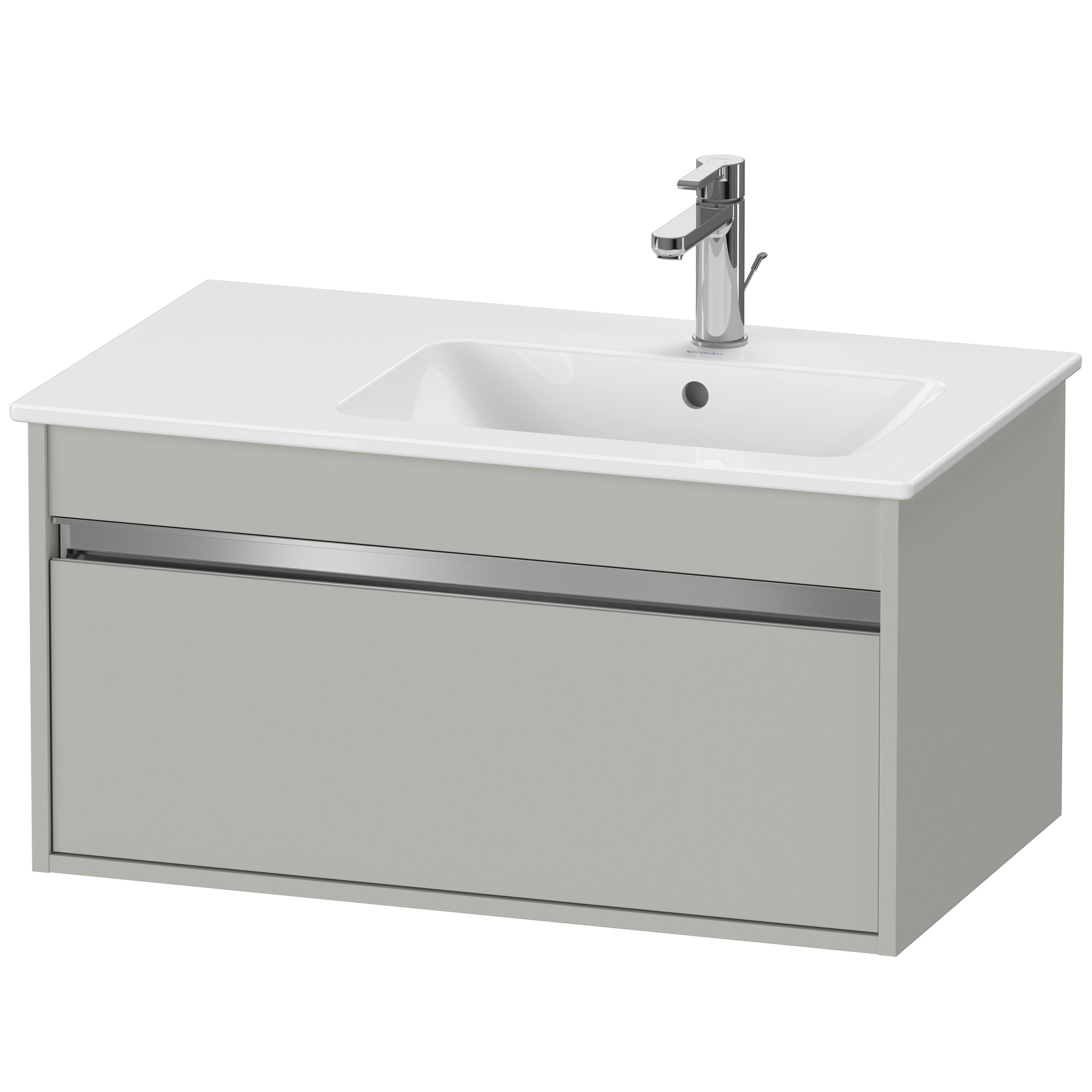 Duravit WTU Ketho f. ME by Starck, 1 Auszug 410x800x475mm, Betongrau Matt