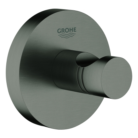 GROHE Bademantelhaken Essentials 40364_1 hard graphite gebürstet