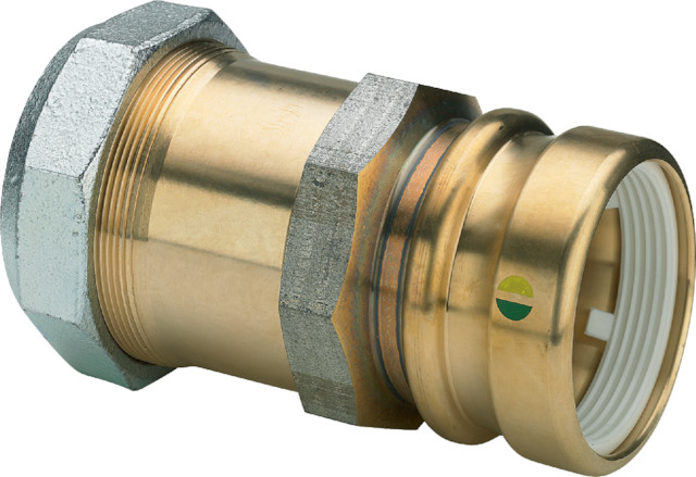 Viega Übergangskupplung Geopress 9613.3 in DN20x32mm Rotguss