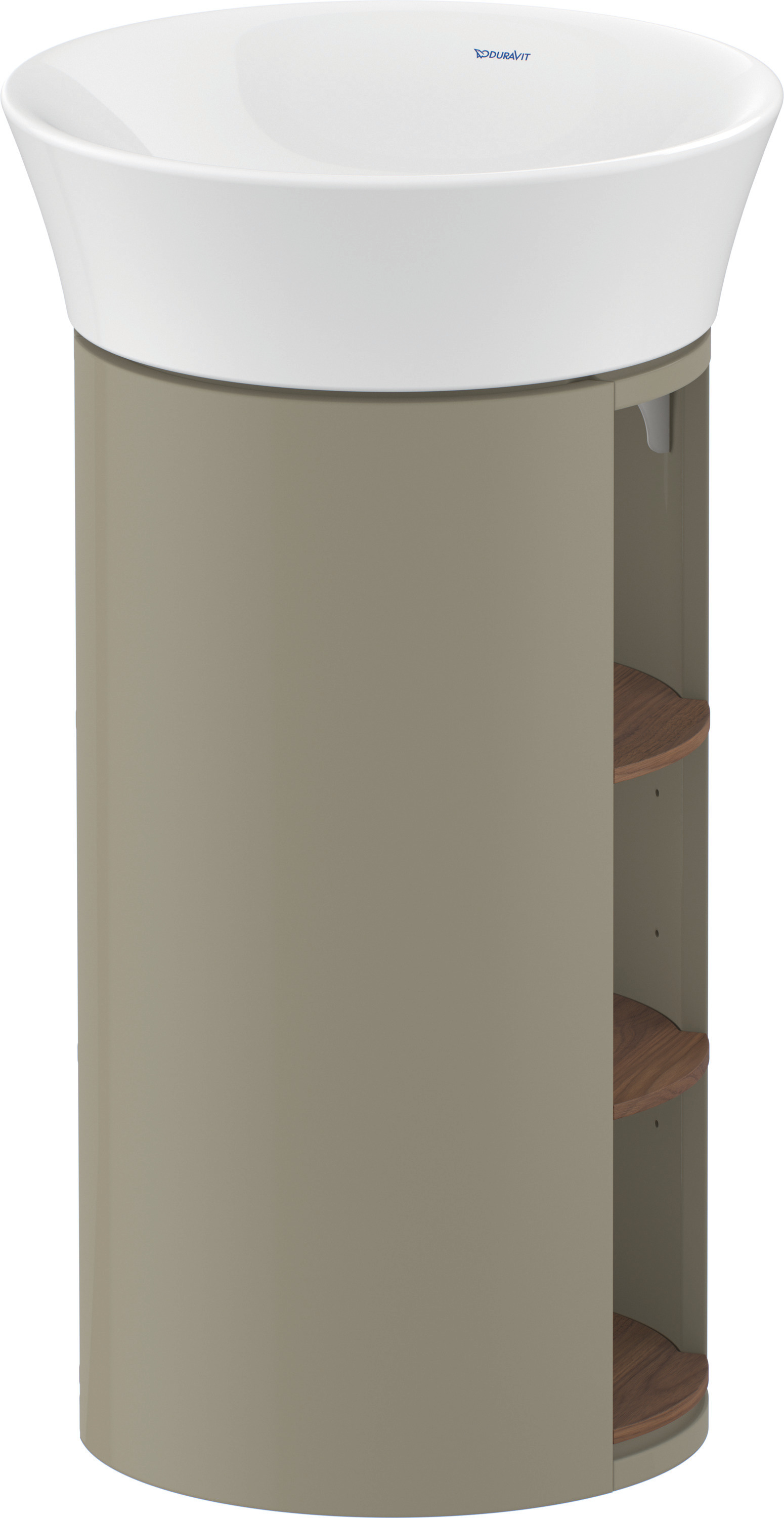 Duravit WTU White Tulip bodenst. 751x350x410mm, A.Nussb.M./St.gr.HGL