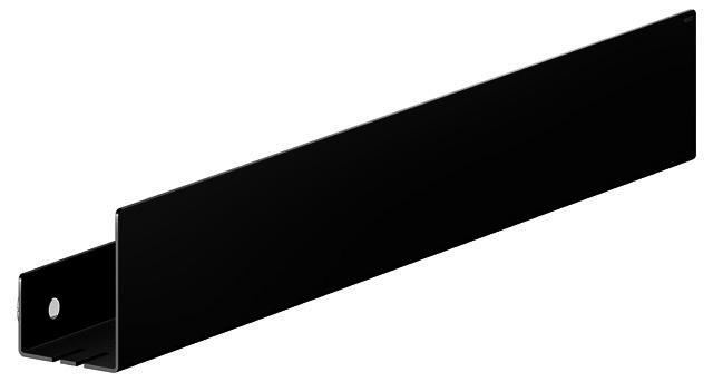 KEUCO Duschablage 24953 auf Maß, 610-800 x 120 x 90 mm, schwarzgrau