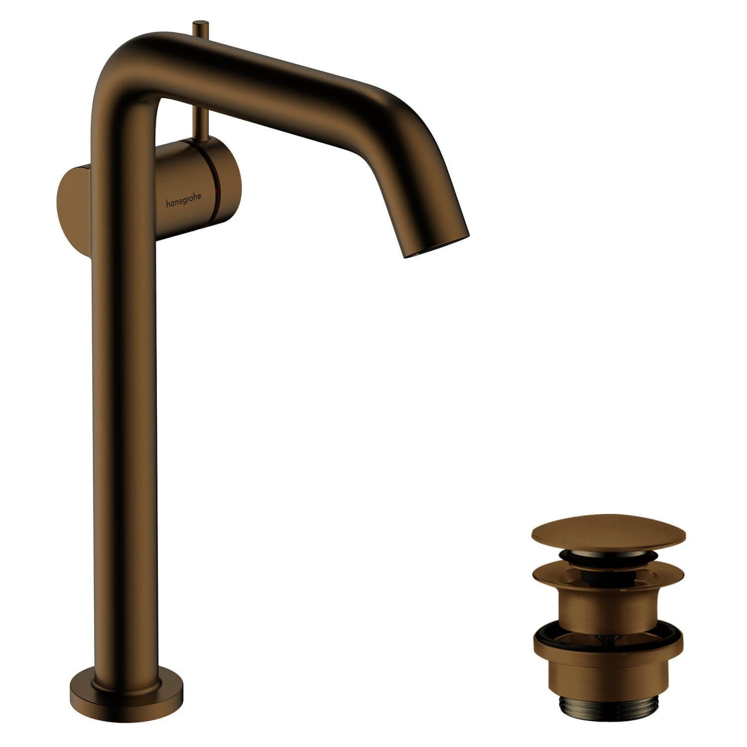 Hansgrohe WTM 240 Tecturis S Fine CoolStart mit Push-Open Ablaufgarnitur BBR