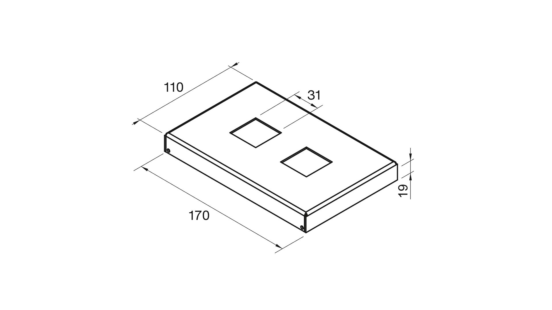 Zehnder Zubehör Abdeckkappe f. FMORV HD10 + HD45, RAL 9016