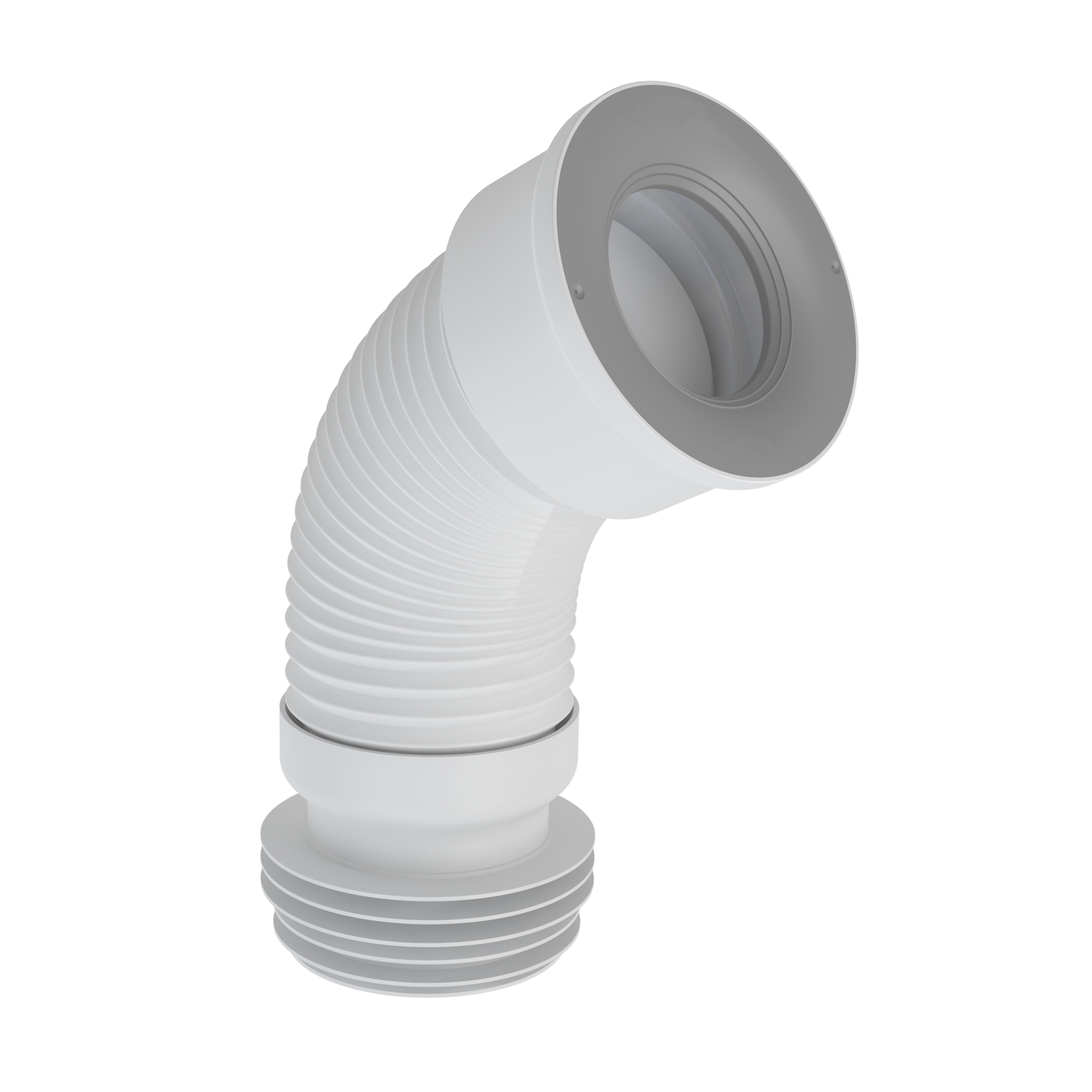 airfit WC-Anschluss-Rohr DN 98 - 120 flexibel, weiß