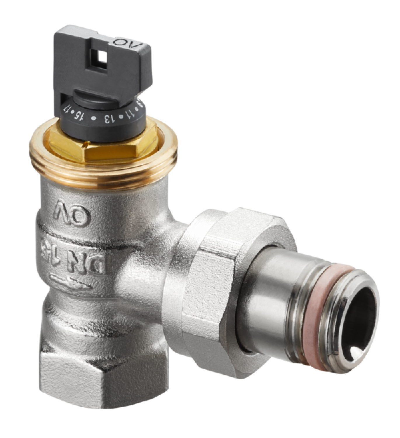 OVENTROP-Thermostatventil "AQ" Eck, DN 15, selbstdichtend