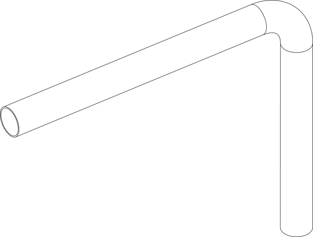 BOSCH Ersatzteil TTNR: 8737602554 Rohr Zentralheizung