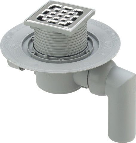 Viega Badablauf 4935.3 40x50 mm (DN50) Kunststoff grau
