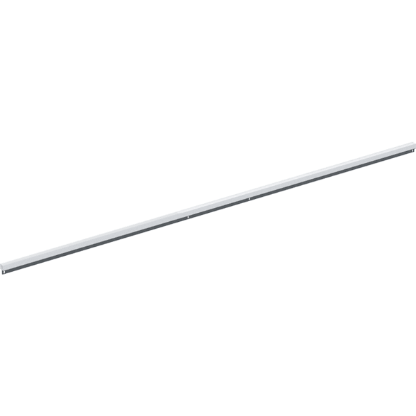 Geberit Lichtleiste ob. f. Option Plus, eckig Lichtspiegel B:135cm, schwarz-matt /alu.