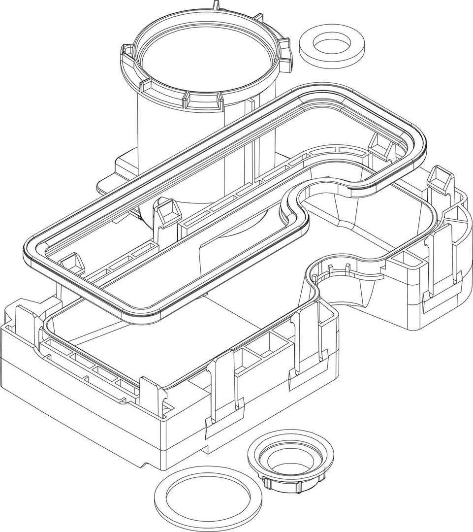 BOSCH Ersatzteil TTNR: 8737708872 Kondensatwanne