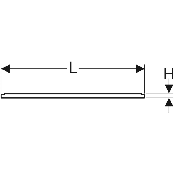 Geberit Installationsrahmen für Setaplano DFl bis 100cm, für 4 Füße, 80x100cm