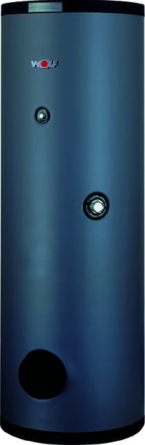 Wolf Warmwasser-Solarspeicher SEM-1W-360 mit 2 Glattrohr-Wärmetauschern