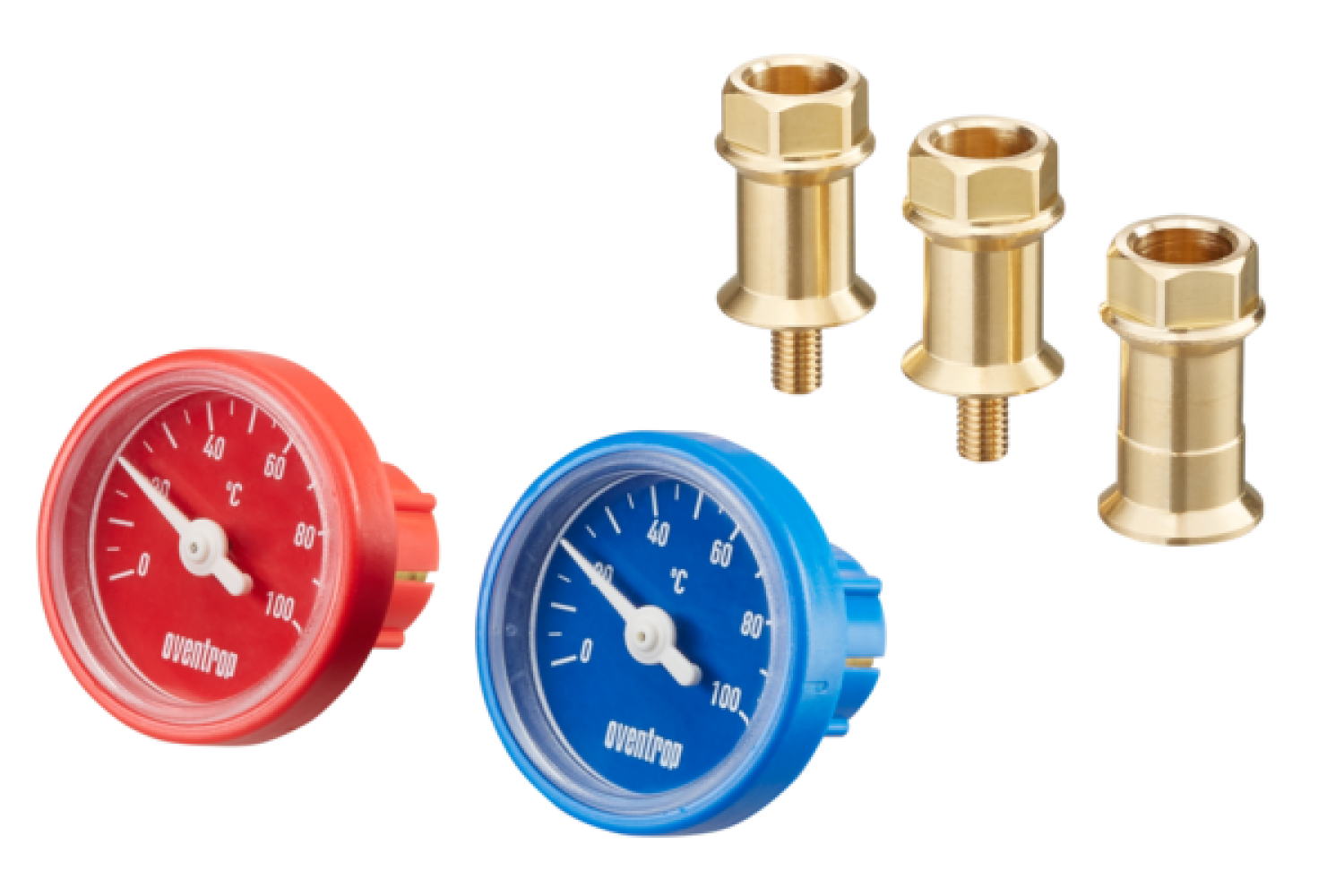 OVENTROP-Umrüstsatz Set Thermometer für "Optibal P"u."Optibal", DN25, 2 Stück