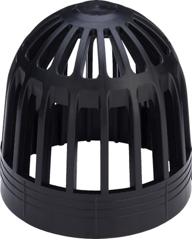 Viega Kiesfang 4945.1-356 in 100mm Kunststoff schwarz