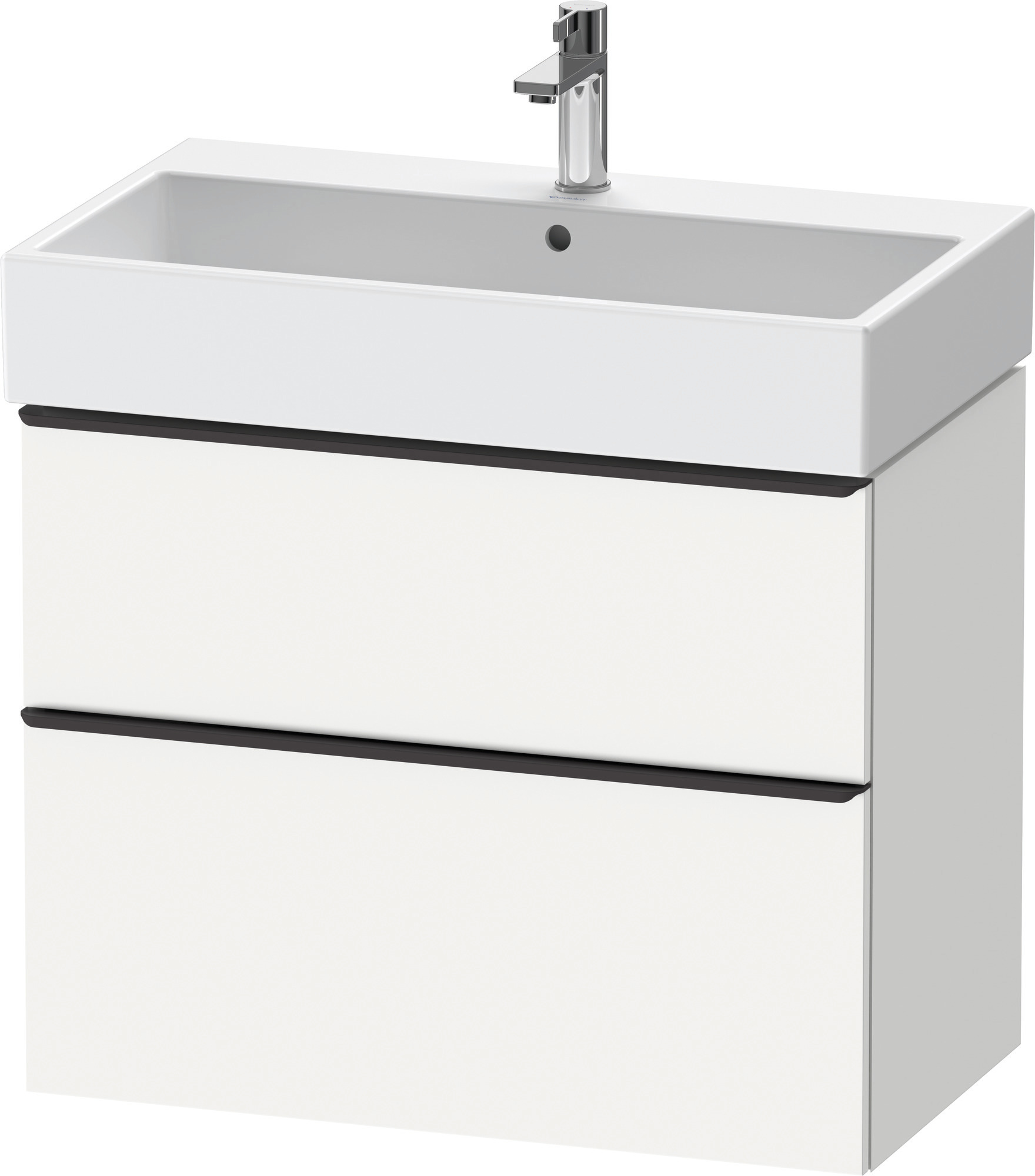 Duravit D-Neo WTU,Ausz:1,Schubk:1,GR:Dia.Schw 784x442x625mm,Wandh,Weiß Matt,Dekor