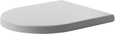 DU WC-Sitz Starck 3 mit Absenkautomatik Scharniere edelstahl, für 210409, weiß
