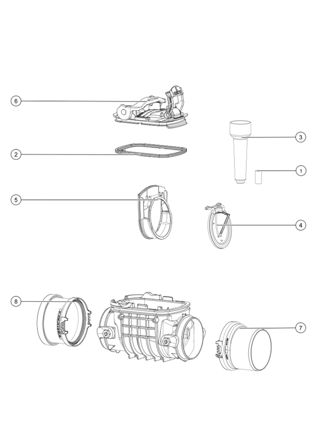 KESSEL-Rückstauverschluss Staufix DN 100, freiliegend, Typ 1