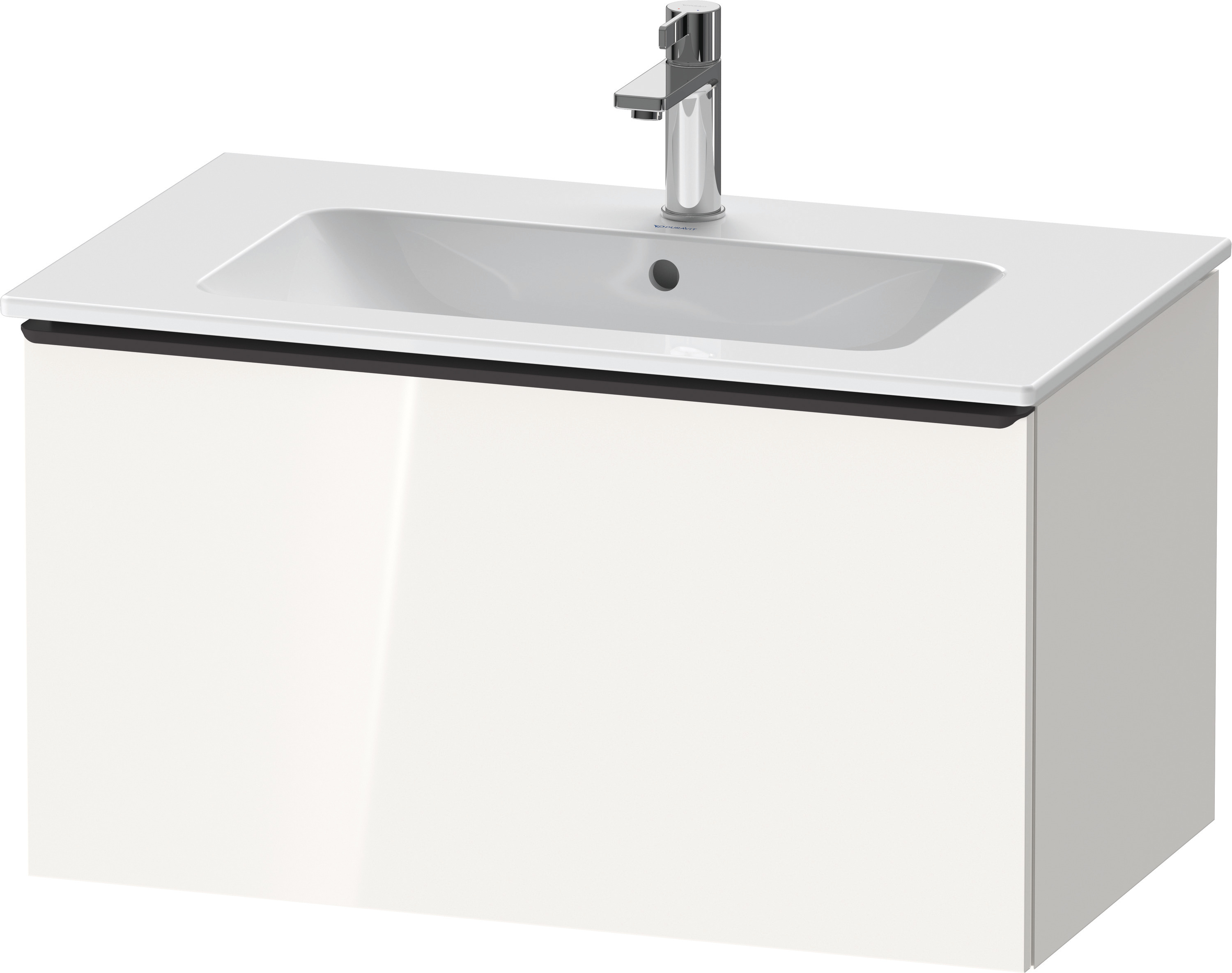 Duravit D-Neo WTU,Wdh,Ausz:1,Gr:Diamant Schw. 810x462x440mm,Weiß Hochglanz,Dekor