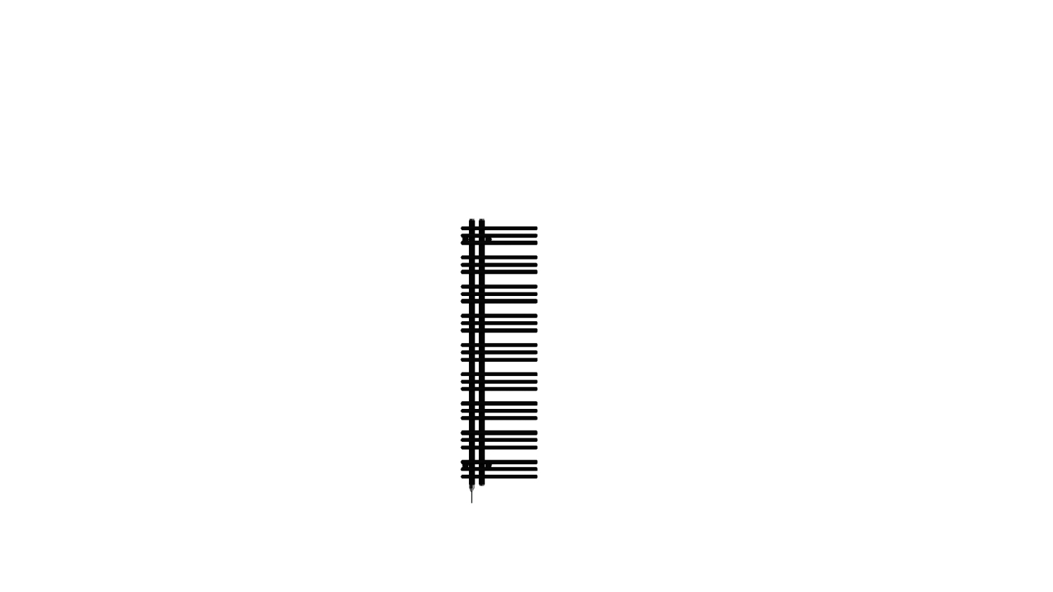 ZE Design-Heizkörper Yucca elektr. IHE YAZSR130040EAZD 1354x82x378 RAL 9016