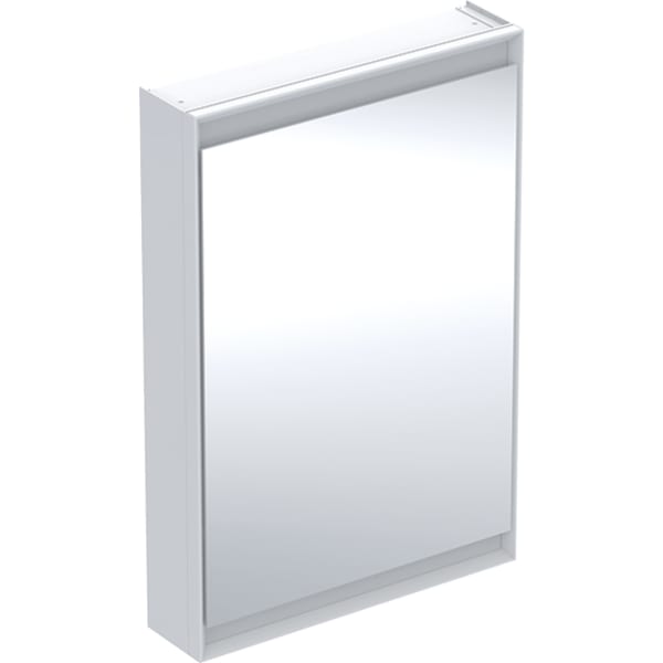 Geberit ONE Spiegelschrank mit ComfortLight 1 Tür li, AP-Mont., 60x90x15cm, weiß Geberit ONE Spiegelschrank mit ComfortLight 1 Tür li, AP-Mont., 60x90x15cm, weiß