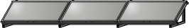 Wolf AluFlex-U Aufstellgerüst Querformat für 3 Kollektoren F3-Q Wolf AluFlex-U Aufstellgerüst Querformat für 3 Kollektoren F3-Q