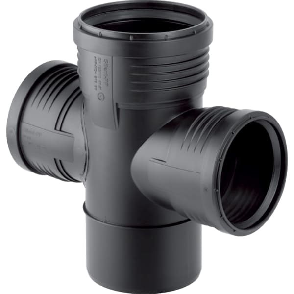 Geberit Silent-PP Abzweig 87,5Gr zweifach d125/110