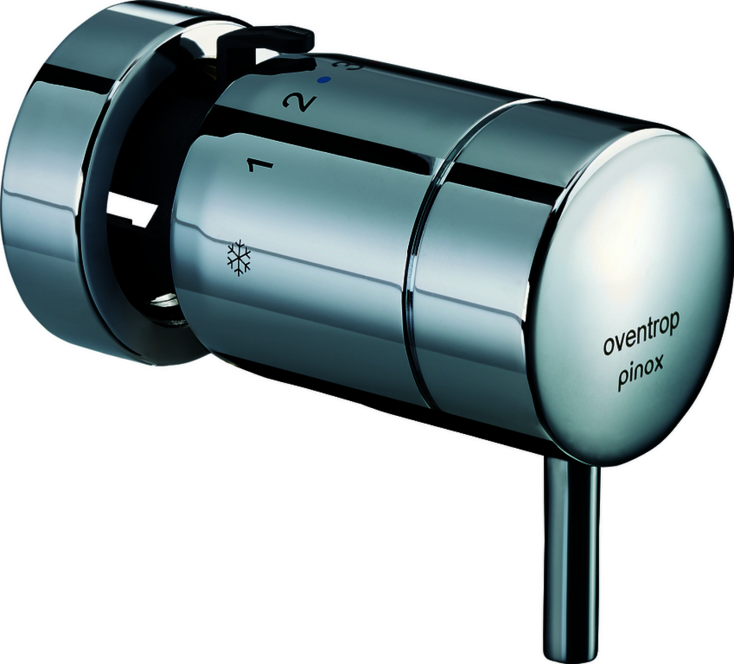 OVENTROP-Design Thermostat "pinox D" chrom, Klemmanschluss
