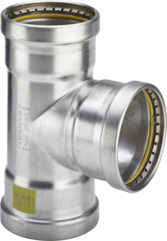 Viega T-Stück Sanpress Inox G XL 0218XL in 64,0mm Edelstahl