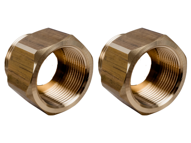 Wolf Adapternippel-Set G2" auf Rp1 1/2" Set a 2 Stück