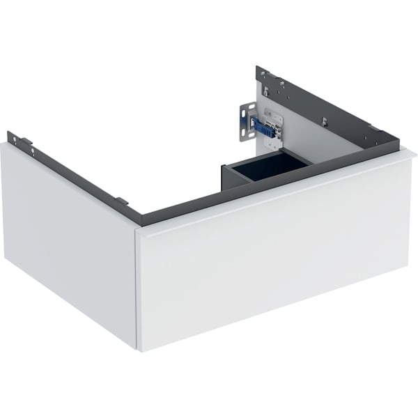 Geberit iCon Unterschrank für WT, 1 Schubl. 59,2x24,7x47,6cm, weiß matt