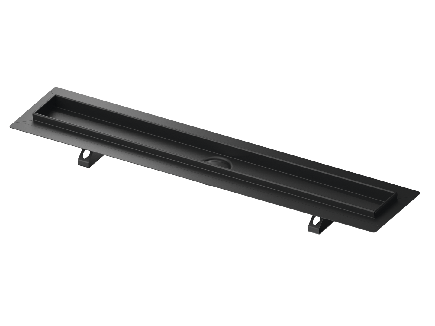 TECEdrainline Duschrinne, schw. matt besch., Seal System Dichtband, 800 mm
