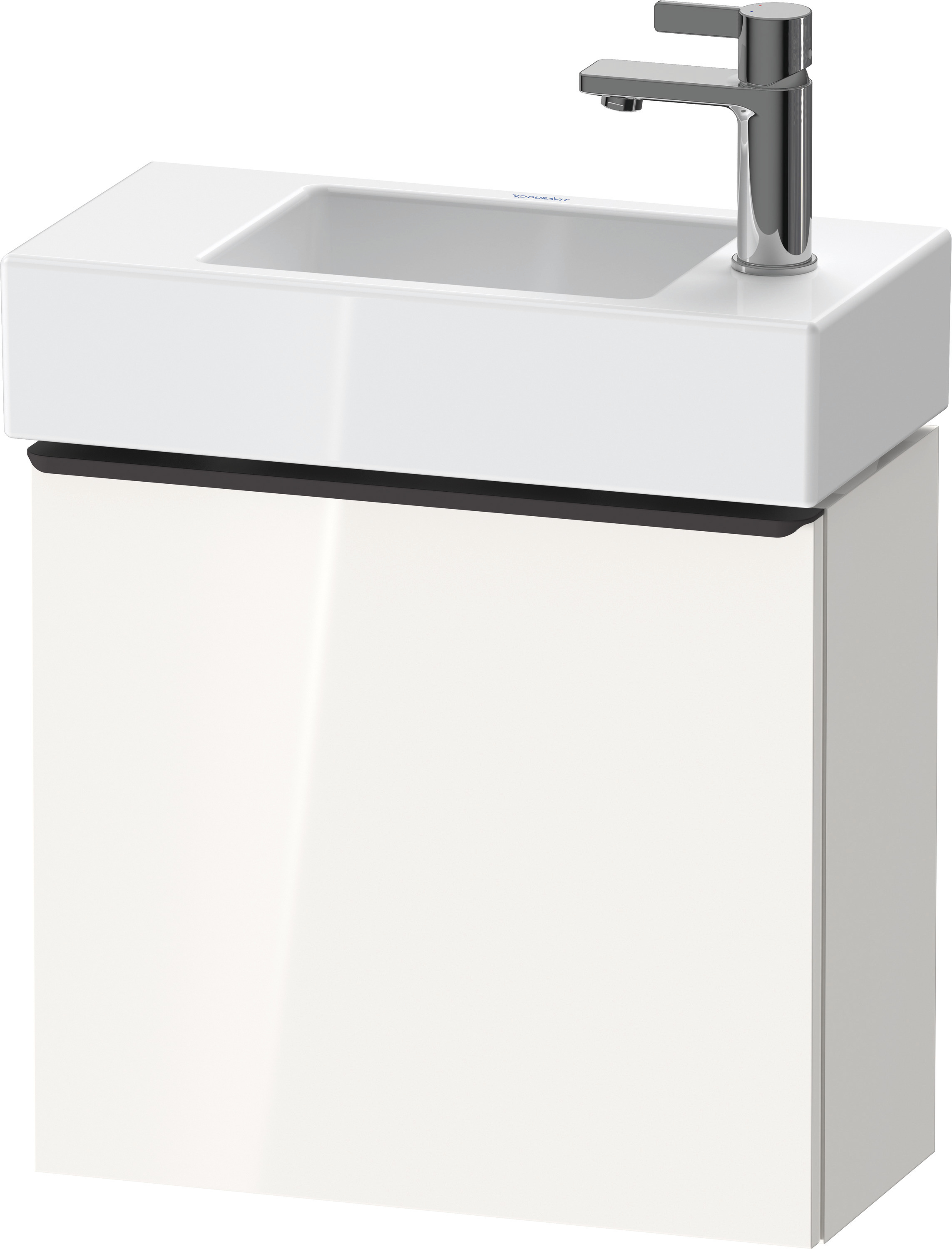 Duravit D-Neo WTU,Wdh,Tür:1,TA:LI,Gr:Dia.Schw 484x222x440mm,Weiß Hochglanz,Dekor