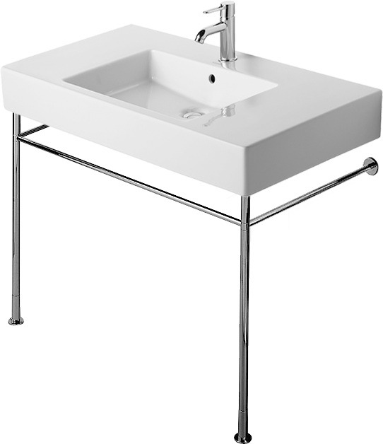 Duravit Metallkonsole Vero für 032912, höhenverstellbar, chrom