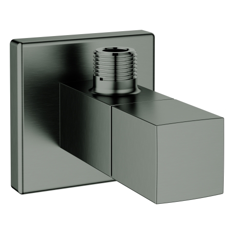 GROHE Eckventil Eurocube 22012 DN15 Abgang 3/8'' hard graphite gebürstet