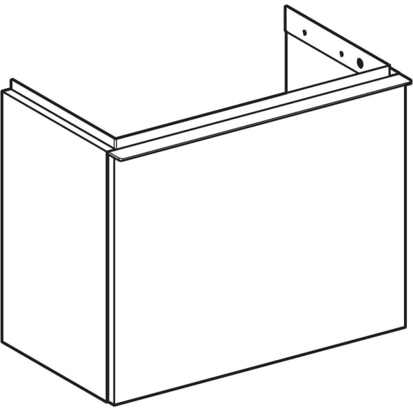 Geberit iCon Unterschrank für HWB, 1 Schubl. 52x41,5x30,7cm, sandgrau