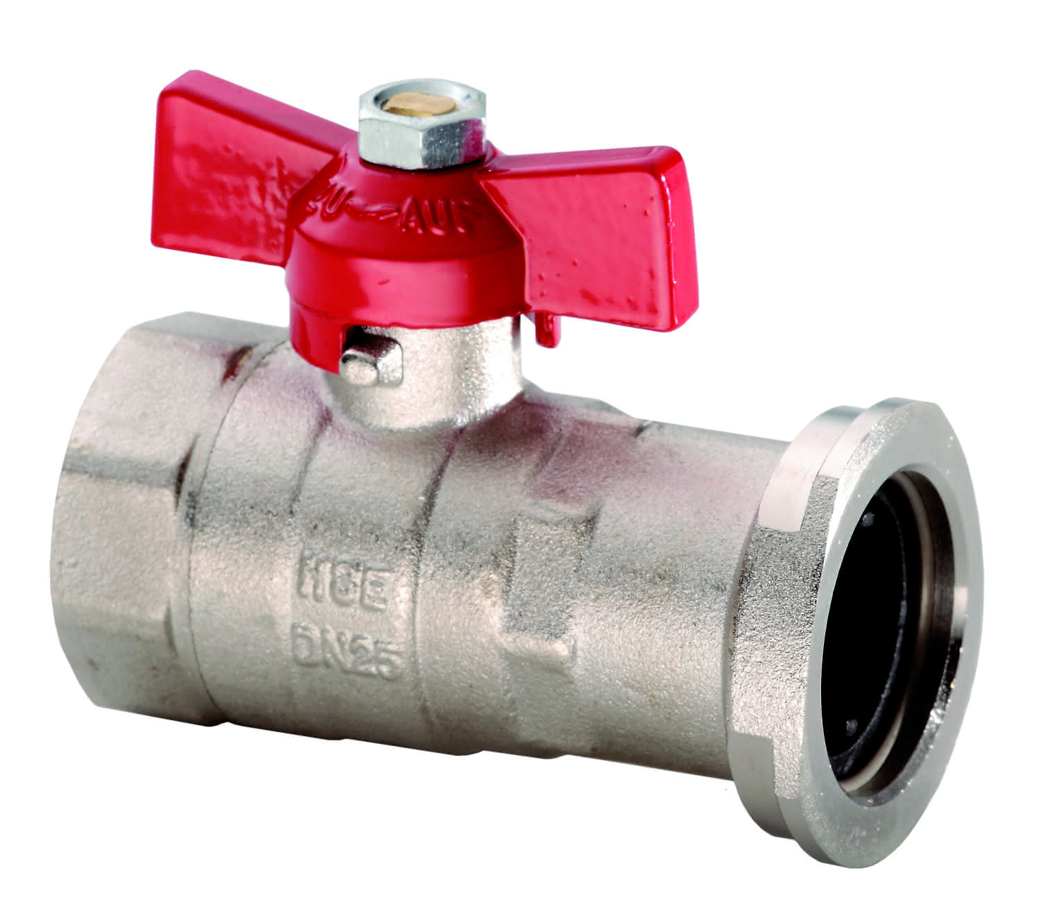 Pumpen-Kugelhahn 1" mit Schwerkraft- bremse Nr. 1477 Pumpen-Kugelhahn 1" mit Schwerkraft- bremse Nr. 1477