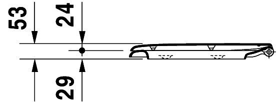 DU WC-Sitz D-Code ohne SoftClose Scharniere edelstahl, lang, weiß