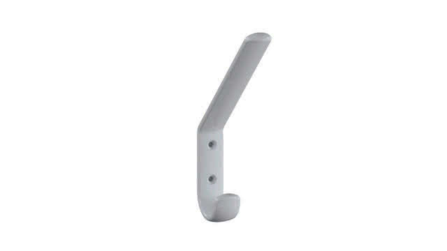 HEWI Garderobenhaken Ser 477, H:165mm signalweiß