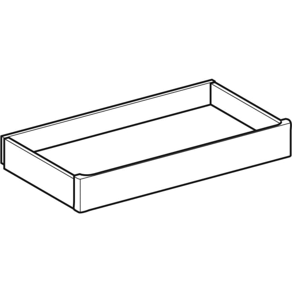 Geberit Innenschubl. m.Frt für Renova Plan US für Waschtisch B:100cm, Bj2021,hickory h