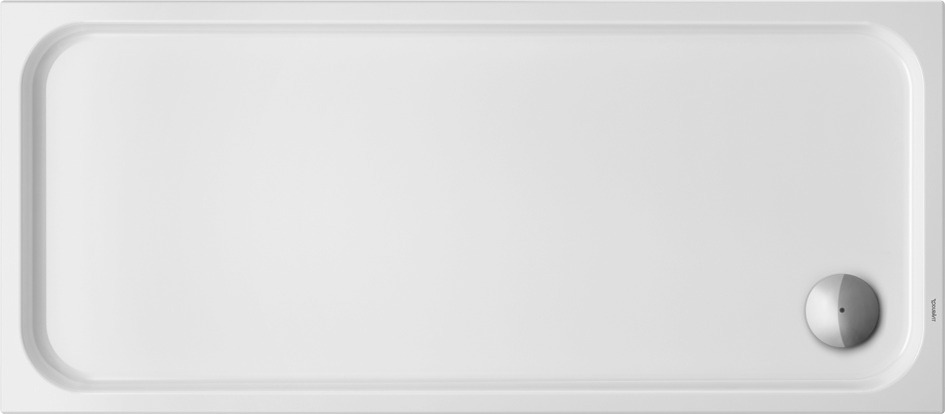 DU D-Code Duschwanne, Rechteckig, 1600x700x85 mm, Weiß, Sanitäracryl