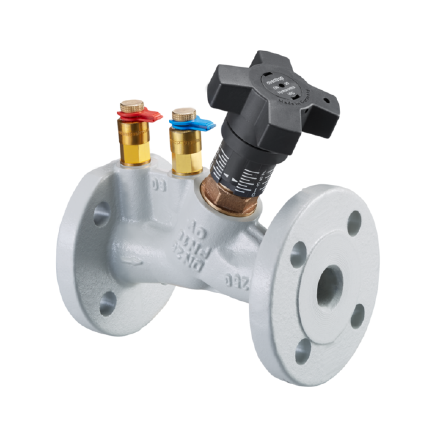 OVENTROP-Strangreg.-Vent. "Hydrocontrol VFC",DN20,PN16,Flansch,2 Messventile