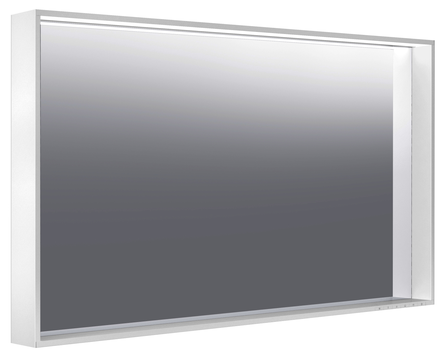 KEUCO Lichtspiegel X-Line 33298, mit Spiegelheizung, inox, 1200x700x105mm