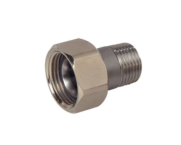 Flamco Verschraubung DN15, Außengewinde kugeldichtend, ÜM G 3/4 x AG 1/2