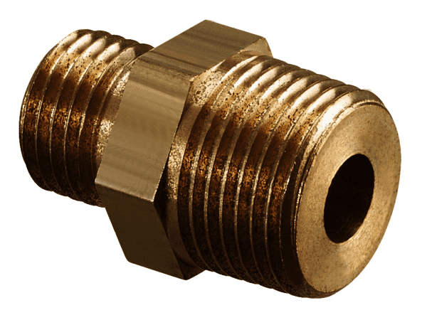 OVENTROP-Doppelnippel "Ofix-Oil" 3/8"AG Innenkonus x 3/8"AG