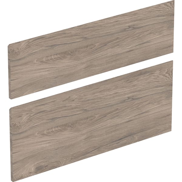 Geberit Set Schubladenfront f. US für MWT B:80cm, Nussbaum hickory